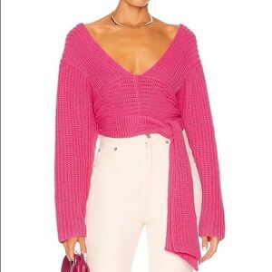 Perfect Game Knit Sweater in Rouge Pink
ATOIR